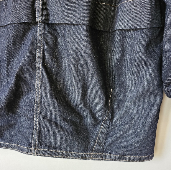 Free People 'Street Car' Denim Coat size S - Picture 13 of 14